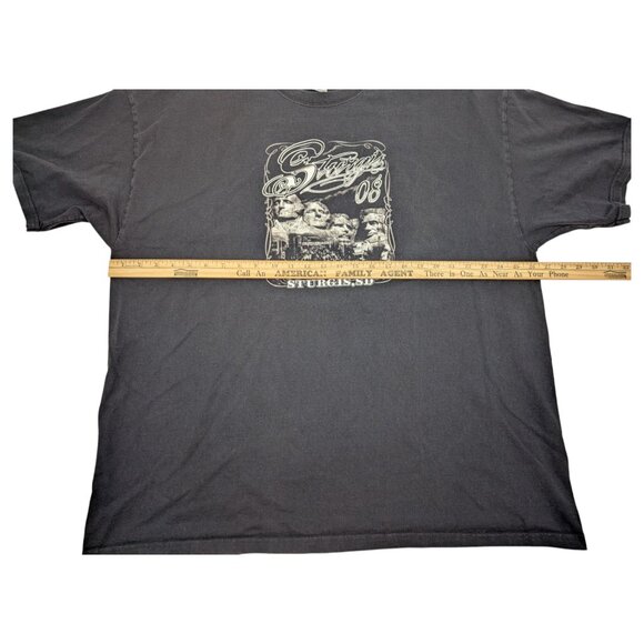 Sturgis Bike Week 2008 T‎ Shirt Sz 3XL Black S/S Black Hills Double Biker Tee - Picture 9 of 10